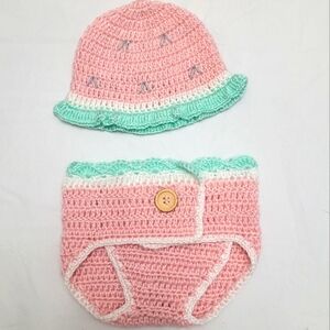 SoDorable Diaper Cover And Hat,0-6 M